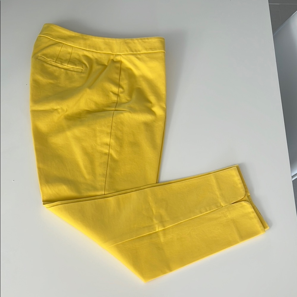 Talbots Yellow Ankle Pants